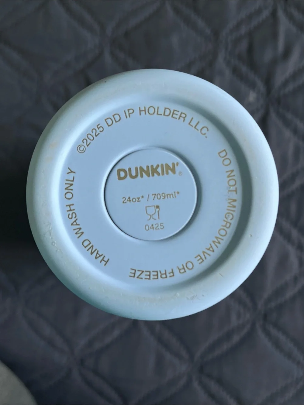 RARE - DUNKIN' 2025 Stainless Steel Soft Touch Tumbler 24oz/Lavender